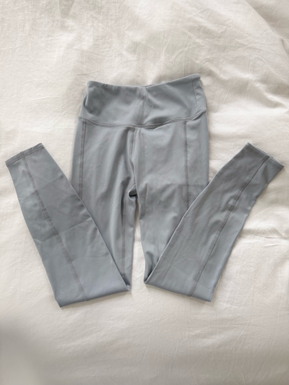 Madewell Girls' Light Gray High-Waist Leggings